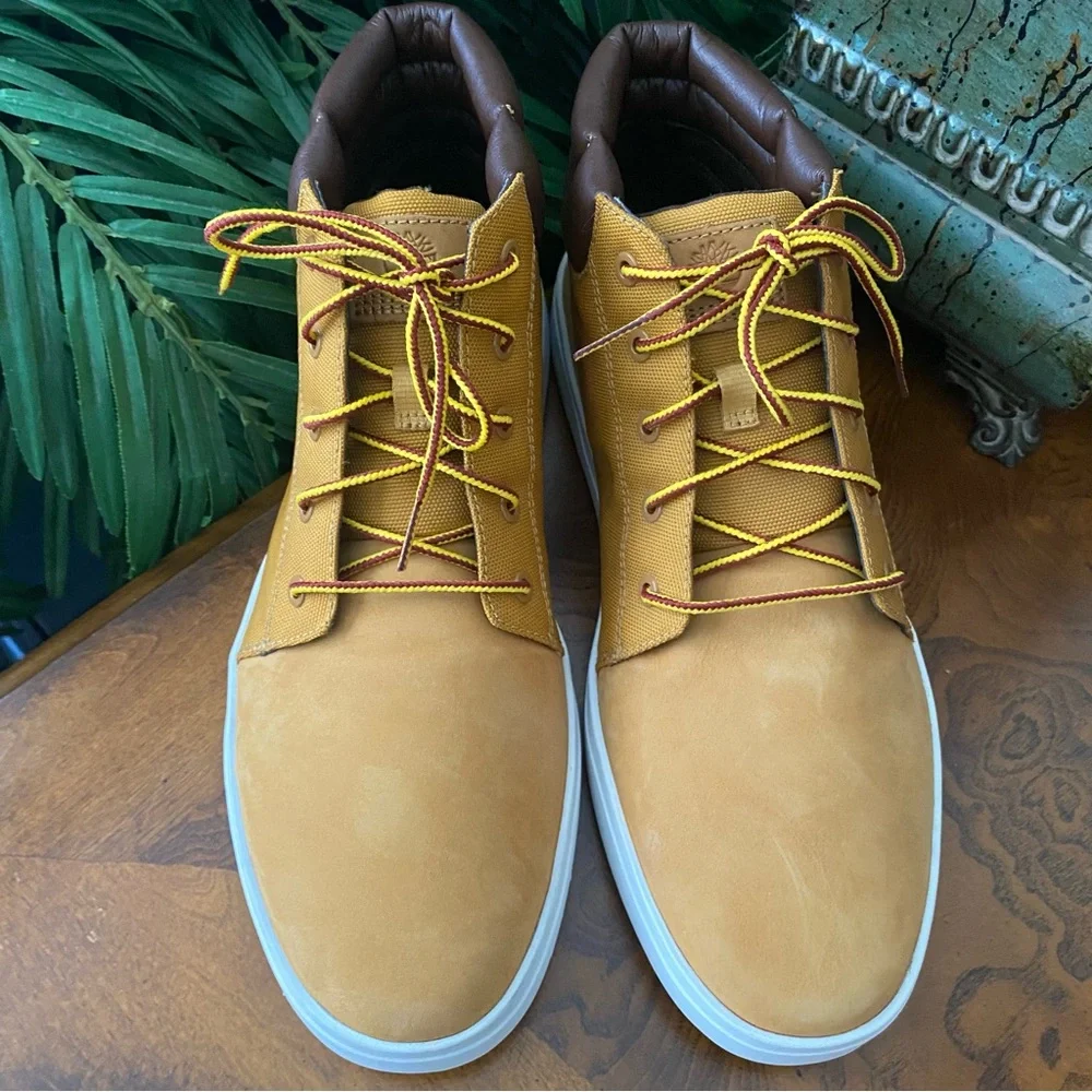 TIMBERLAND Davis Square Mixed-Media Chukka Boots